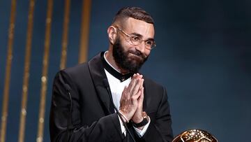 El dedo de Benzema, protagonista en el Balón de Oro