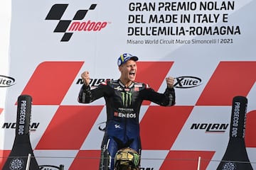 El piloto francs aprovech la cada de Bagnaia, segundo en la general, y se asegur la ventaja suficiente para ser ya campen de MotoGP a falta de 2 carreras para el final del Mundial.