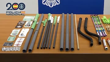 Detenidos 162 ultras del fútbol por incidentes violentos en lo que va de temporada