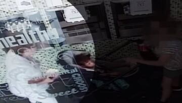 Captura del vídeo de la cámara de Seguridad de Yogurtland, 2020.