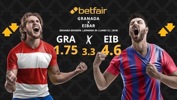 Granada CF vs. SD Eibar: horario, dónde ver, pronósticos y clasificación