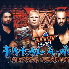 La WWE pone en liza sus títulos principales en SummerSlam 2017