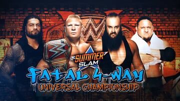 Cartel promocional de SummerSlam 2017.