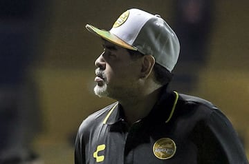 Los rostros de Maradona en su debut con Dorados de Sinaloa