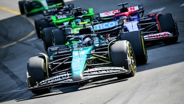 Aston Martin's Spanish driver Fernando Alonso competes during the Formula One Monaco Grand Prix on May 26, 2024 at the Circuit de Monaco. (Photo by ANDREJ ISAKOVIC / AFP)