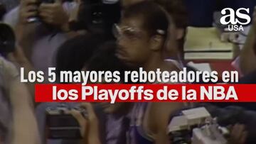 Los 5 mejores rebotadores en los playoffs de la NBA