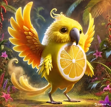 Conocido por su extravagancia y su estilo único. Es un híbrido entre un loro y un limón, con plumas brillantes y un espíritu rebelde. Según su historia, es un artista de cabaret que viaja por Italia, llevando caos y alegría con su grupo llamado "Zestissimo!