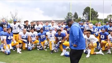 ¡Pero qué ritmo! Así recuerda sus pasos de baile en el Football College