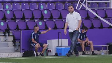 Sergio, entrenador del Valladolid.