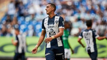   Rogelio Funes Mori of Monterrey during the game Monterrey vs Santos, corresponding to second leg match Quarterfinal of the Torneo Clausura Guard1anes 2021 of the Liga BBVA MX, at BBVA Bancomer Stadium, on May 16, 2021.
 &lt;br&gt;&lt;br&gt;
 Rogelio Funes Mori de Monterrey durante el partido  Monterrey vs Santos, correspondiente al partido de vuelta de los cuartos de final del Torneo Clausura Guard1anes 2021 de la Liga BBVA MX, en el Estadio BBVA Bancomer, el 16 de mayo de 2021.