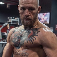 El imponente físico de McGregor antes de pelear ante Poirier
