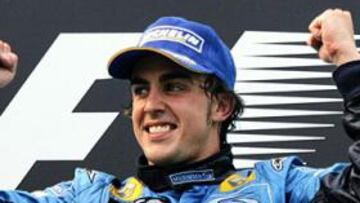 <B>EN LO MÁS ALTO. </B>Fernando Alonso mueve masas y concentra audiencias.