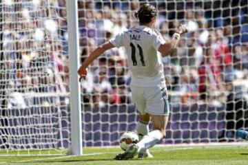 Gareth Bale marca el 1-0.