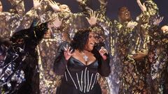 Lizzo was joined on stage by several RuPaul’s Drag Race alums during a show in Knoxville.