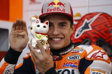 Universo Marc Márquez en el paddock de Motegi