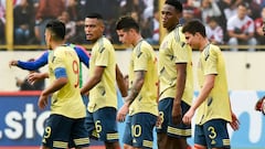 Selecci&oacute;n Colombia en el amistoso ante Per&uacute;