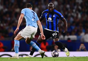 Romelu Lukaku missed a golden late chance in the Champions League final against Manchester City.