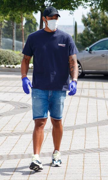 Areola durante las pruebas médicas realizadas esta mañana en la Ciudad Deportiva del Real Madrid. 