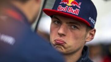 Max Verstappen en Bahrain.