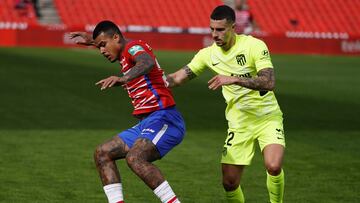 Mario Hermoso, durante el partido contra el Granada.