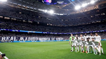 Formación del Real Madrid contra el Bayern en la vuelta de semifinales de Champions.