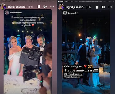 La otra boda de Fernando Sanz e Ingrid Asensio
