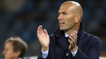 Zidane, entrenador del Real Madrid.