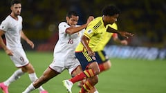 Wilmar Barrios habla en rueda de prensa previo a Chile - Colombia por Eliminatorias.