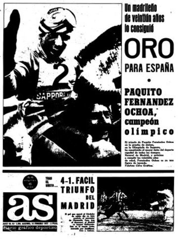 El madrileño Paco Fernández Ochoa ganó en 1972 el primer oro olímpico (y único hasta la fecha) para el esquí español en los Juegos Olímpicos de Sapporo (Japón). Una auténtica proeza de un hombre que se convertiría en un icono del deporte de nieve de nuestro país.