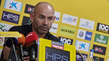 Paco Jémez en rueda de prensa.