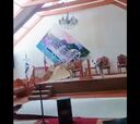 Sistema frontal causa terror en Temuco: iglesia es destruida por fuertes vientos