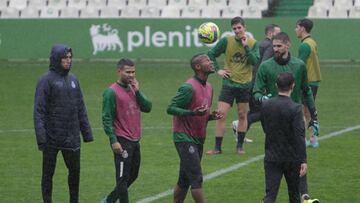 Juergen y Cedric, del Racing, en El Sardinero.