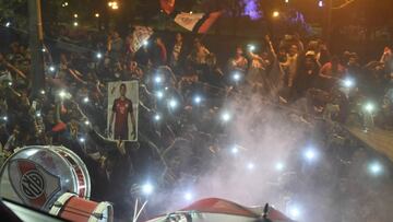 River fue recibido por una multitud en Salta
