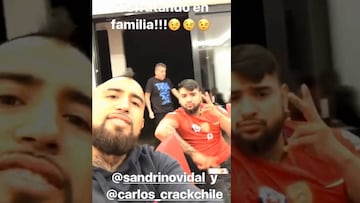 Vidal mostró cómo pasa sus relajadas tardes en Munich
