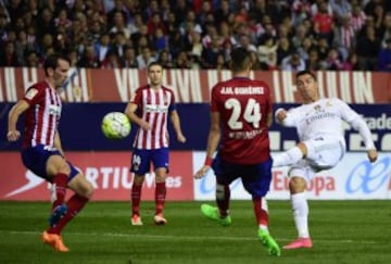 Cristiano Ronaldo y Godín.