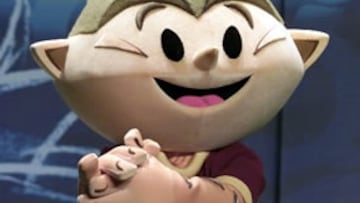 <b>"KINAS"</b>. La mascota oficial de la Eurocopa ha sido creado por la Warner.