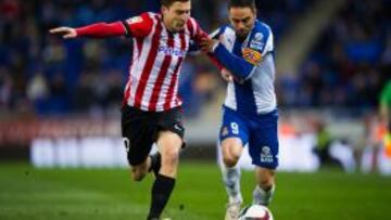 De Marcos, en el encuentro ante el Espanyol.