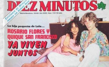 Quique San Francisco y Rosario Flores, una gran historia de amor destruida por las drogas
