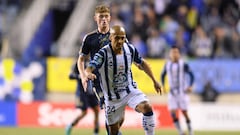 Mar 5, 2024; Chester, PA, USA; C.F. Pachuca forward Salomon Rondon (24) dribbles the ball away from Philadelphia Union midfielder Jack McGlynn (16) during the first half at Subaru Park. Mandatory Credit: Caean Couto-USA TODAY Sports