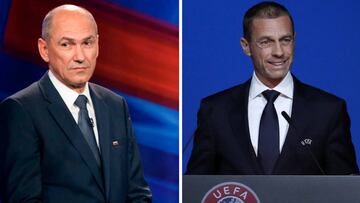 Janez Janša y Ceferin.