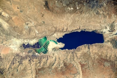 This is the Dead Sea, the earth’s lowest and most peculiar body of water