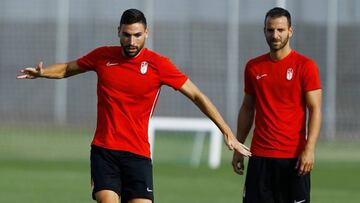 Antonio Puertas y Roberto Soldado, los goleadores.