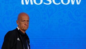 Pierluigi Collina, miembro de la Comisión Arbitral de la FIFA.