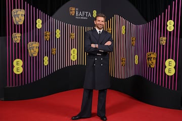 Bradley Cooper durante la alfombra roja de los Premios BAFTA 2024 celebrados en el Royal Festival Hall del Southbank Centre de Londres. 