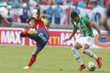 Los goles de Nacional fueron marcados por Pablo Cepellini y Yerson Candelo. Por el DIM anotaron Germán Cano y Elvis Perlaza.