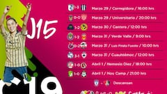 Partidos y resultados de la jornada 15 del Clausura 2019: Liga MX Femenil