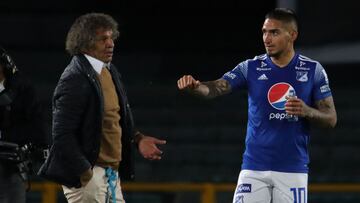 Alberto Gamero, DT de Millonarios, habló previo al duelo ante el Cali por Sudamericana, señaló que recuperó a Mackalister y que pelearán por los dos torneos