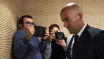 Zidane, en su presentación.