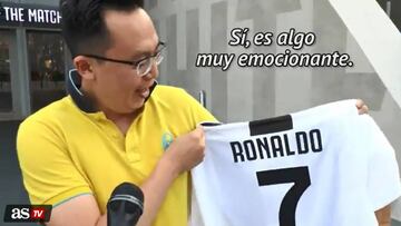 La primera camiseta que se vende de Cristiano en Turín