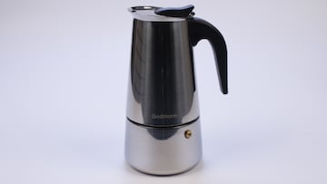 Cafetera italiana de Godmorn con capacidad para 10 tazas en Amazon